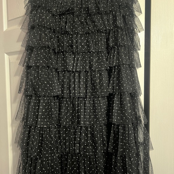 cupcakes & cashmere Black Layered Maxi Skirt - Picture 6 of 9